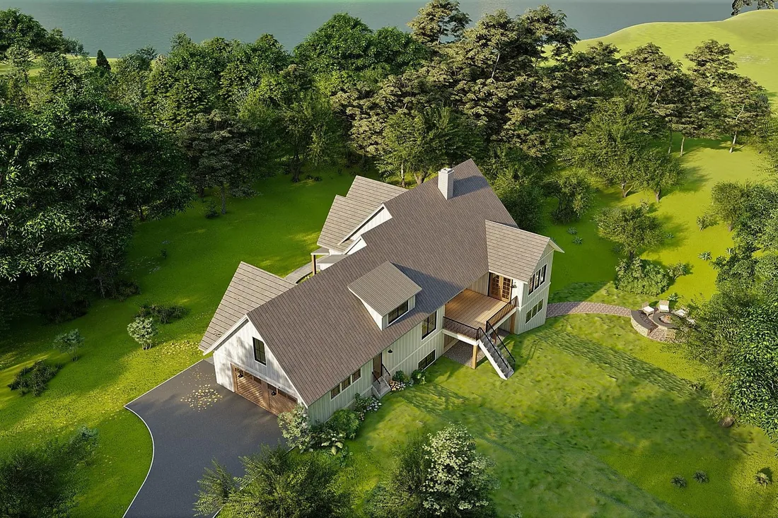 Exterior of a whole-house custom project